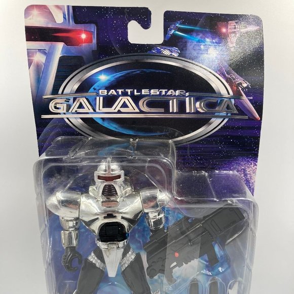 1996 Trendmasters Cylon Centurion Light Up Visor Action Figure - Picture 1 of 3